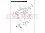 TRANSMISSION BEARINGS & SIDE COVERS - Harley-Davidson DYNA LOW RIDER - FXDL 2010