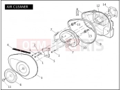Harley-Davidson 2010 DYNA DYNA WIDE GLIDE  - FXDWG AIR CLEANER