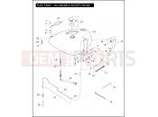 Harley-Davidson 2010 SOFTAIL HERITAGE SOFTAIL CLASSIC  - FLSTC FUEL TANK - ALL MODELS EXCEPT FXCWC