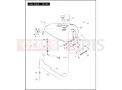 Harley-Davidson 2010 SOFTAIL HERITAGE SOFTAIL CLASSIC  - FLSTC FUEL TANK - FXCWC