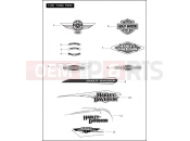 Harley-Davidson 2010 SOFTAIL CROSS BONES  - FLSTSB FUEL TANK TRIM
