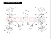 Harley-Davidson 2010 SOFTAIL CROSS BONES  - FLSTSB HANDLEBAR SWITCHES