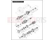 Harley-Davidson 2010 SOFTAIL CROSS BONES  - FLSTSB TRANSMISSION GEARS