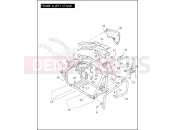 Harley-Davidson 2010 TOURING ROAD KING  - FLHR FRAME & JIFFY STAND