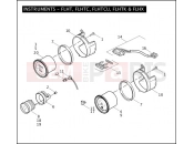 Harley-Davidson 2010 TOURING ELECTRA GLIDE STANDARD  - FLHT INSTRUMENTS - FLHT, FLHTC, FLHTCU, FLHTK & FLHX