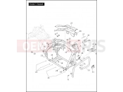 FRONT FRAME - Harley-Davidson TRI GLIDE ULTRA CLASSIC - FLHTCUTG 2010