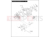 Harley-Davidson 2009 CVO/CUSTOM CVO ROAD GLIDE  - FLTRSE3 TRANSMISSION BEARINGS & COVERS