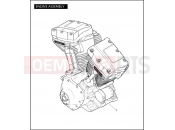 Harley-Davidson 2009 CVO/CUSTOM CVO FAT BOB  - FXDFSE ENGINE ASSEMBLY