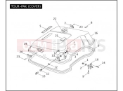 Harley-Davidson 2009 SIDECAR FLHR SIDECAR  - SIDECAR FOR FLHR TOUR-PAK (COVER)