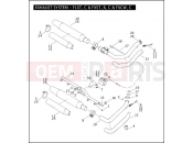 Harley-Davidson 2009 SOFTAIL SOFTAIL DELUXE  - FLSTN EXHAUST SYSTEM - FLST, C & FXST, B, C & FXCW, C