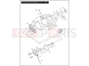 Harley-Davidson 2009 TOURING ULTRA CLASSIC  - FLHTCU TRANSMISSION BEARINGS & COVERS
