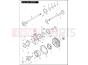 Harley-Davidson 2009 TRIKE TRI GLIDE ULTRA CLASSIC  - FLHTCUTG REAR AXLE ASSEMBLY