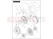 Harley-Davidson 2009 VRSC VRSCDX NIGHT ROD SPECIAL  - VRSCDX FRONT WHEEL