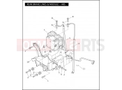 REAR BRAKE LINES & MODULE - ABS - Harley-Davidson CVO ULTRA CLASSIC - FLHTCUSE3 2008
