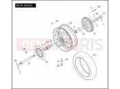 Harley-Davidson 2008 CVO/CUSTOM CVO DYNA  - FXDSE2 REAR WHEEL