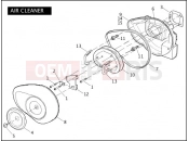 Harley-Davidson 2008 DYNA DYNA SUPER GLIDE  - FXD AIR CLEANER
