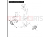 Harley-Davidson 2008 DYNA DYNA SUPER GLIDE  - FXD ALTERNATOR & REGULATOR