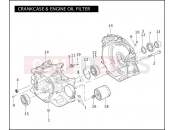 Harley-Davidson 2008 DYNA DYNA SUPER GLIDE  - FXD CRANKCASE & ENGINE OIL FILTER - TWIN CAM 96â¢