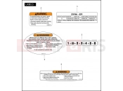 HARLEY-DAVIDSON DYNA SUPER GLIDE CUSTOM  - FXDC LABELS