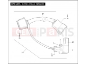 Harley-Davidson 2008 SIDECAR FLHX SIDECAR  - SIDECAR FOR FLHX HARNESS, BANK ANGLE SENSOR