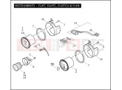 Harley-Davidson 2008 SIDECAR FLHX SIDECAR  - SIDECAR FOR FLHX INSTRUMENTS - FLHT, FLHTC, FLHTCU & FLHX