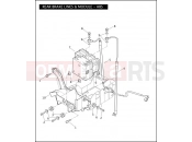 Harley-Davidson 2008 SIDECAR FLHX SIDECAR  - SIDECAR FOR FLHX REAR BRAKE LINES & MODULE - ABS