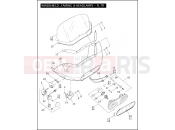Harley-Davidson 2008 SIDECAR FLHX SIDECAR  - SIDECAR FOR FLHX WINDSHIELD, FAIRING & HEADLAMPS - FLTR