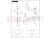 HARLEY-DAVIDSON CROSS BONES  - FLSTSB HANDLEBAR