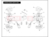 Harley-Davidson 2008 SOFTAIL ROCKER C  - FXCWC HANDLEBAR SWITCHES