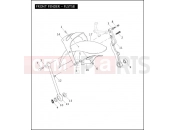 HARLEY-DAVIDSON NIGHT TRAIN  - FXSTB FRONT FENDER - FLSTSB