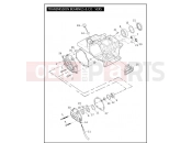 Harley-Davidson 2008 TOURING ROAD KING  - FLHR TRANSMISSION BEARINGS & COVERS