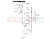 Harley-Davidson 2008 VRSC VRSCAW W/ABS  - VRSCAWA 105 WIRING HARNESS - NON ABS (CONTINUED)
