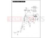 Harley-Davidson 2008 VRSC VRSCDA NIGHT ROD W/ABS  - VRSCDA 105 WIRING HARNESS - NON ABS (CONTINUED)