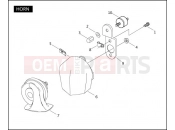 Harley-Davidson 2007 DYNA DYNA SUPER GLIDE  - FXD HORN