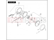 Harley-Davidson 2007 DYNA DYNA STREET BOB  - FXDB HEADLAMP
