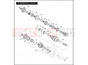 Harley-Davidson 2007 DYNA DYNA SUPER GLIDE CUSTOM  - FXDC TRANSMISSION GEARS