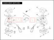Harley-Davidson 2007 DYNA DYNA WIDE GLIDE  - FXDWG HANDLEBAR SWITCHES