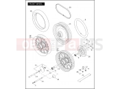Harley-Davidson 2007 SOFTAIL SPRINGER CLASSIC  - FLSTSC FRONT WHEEL (1 OF 2)