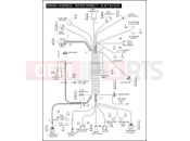 Harley-Davidson 2007 TOURING ROAD KING CUSTOM  - FLHRS WIRING HARNESS, INTERCONNECT - FLHT & FLHX