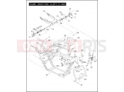 Harley-Davidson 2007 TOURING ELECTRA GLIDE STANDARD  - FLHT FRAME, REAR FORK & JIFFY STAND