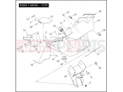 Harley-Davidson 2007 TOURING STREET GLIDE  - FLHX INNER FAIRING - FLTR