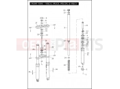 Harley-Davidson 2007 VRSC VRSCAW V-ROD  - VRSCAW FRONT FORK - VRSCA, VRSCD, VRSCDX, VRSCX