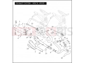 Harley-Davidson 2007 VRSC VRSCAW V-ROD  - VRSCAW 105 EXHAUST SYSTEM - VRSCD, VRSCR