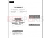 Harley-Davidson 2007 VRSC VRSCAW V-ROD  - VRSCAW 105 LABELS