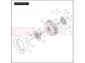 HARLEY-DAVIDSON CVO ULTRA CLASSIC  - FLHTCUSE FRONT WHEEL
