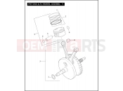 HARLEY-DAVIDSON CVO ULTRA CLASSIC  - FLHTCUSE PISTON & FLYWHEEL ASSEMBLY