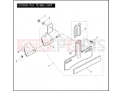 HARLEY-DAVIDSON CVO FAT BOY  - FLSTFSE2 LICENSE PLATE BRACKET