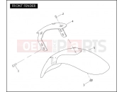HARLEY-DAVIDSON CVO V-ROD  - VRSCSE2 FRONT FENDER
