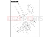 HARLEY-DAVIDSON CVO V-ROD  - VRSCSE2 FRONT WHEEL