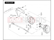 HARLEY-DAVIDSON CVO V-ROD  - VRSCSE2 HEADLAMP
